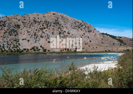 Kournas See, Kreta, Griechenland Stockfoto