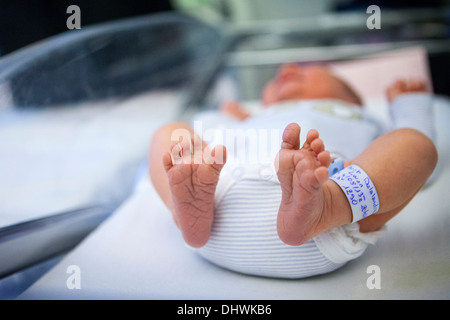 NEUGEBORENES BABY Stockfoto