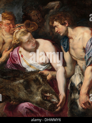 Atalanta und Meleagros - von Rubens, 1616 Stockfoto