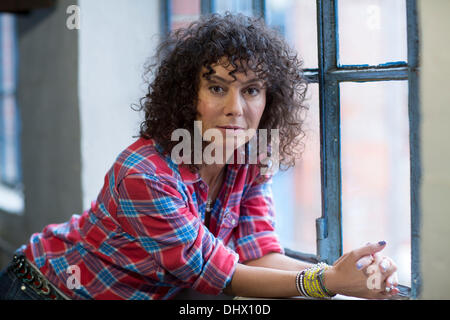 Maria Ketikidou am Set der ARD TV-Serie "Großstadtrevier". Hamburg, Deutschland - 25.09.2012 Stockfoto