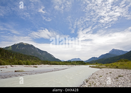 Naturpark Lechtal, Tirol, Österreich Stockfoto