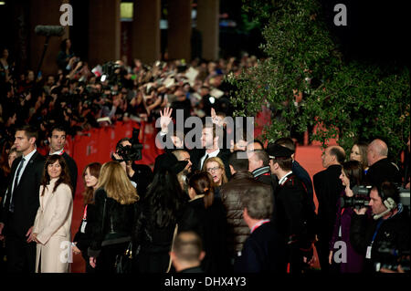 Rom, Italien. 14. November 2013. Liam Hemsworth von "The Hunger Games: Catching Fire" premiere bei den internationalen Filmfestival in Rom, am 14. November 2013.Photo: Massimo Valicchia/NurPhoto Credit: Massimo Valicchia/NurPhoto/ZUMAPRESS.com/Alamy Live News Stockfoto