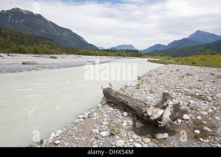 Naturpark Lechtal, Tirol, Österreich Stockfoto