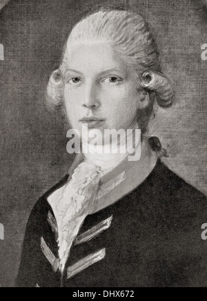 Der Prinz Edward, Herzog von Kent und Strathearn, 1767 – 1820, Vater von Königin Victoria. Zu sehen hier als ein Kind. Stockfoto