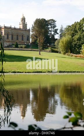 See und Kirche Witley Gericht EH große Witley Worcestershire England UK Stockfoto