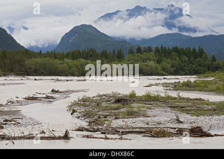 Naturpark Lechtal, Tirol, Österreich Stockfoto