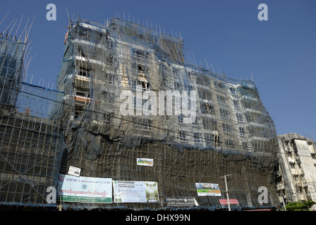 Baustelle in Yangon Stockfoto