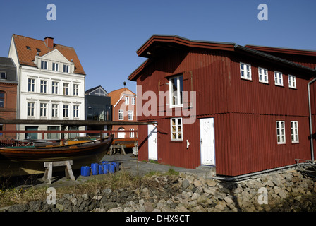 Wharf Museum in Flensburg Stockfoto