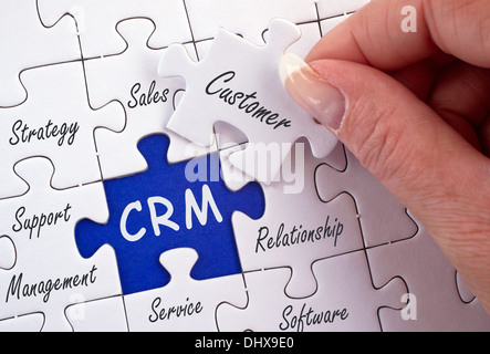 Customer Relationship Management Stockfoto