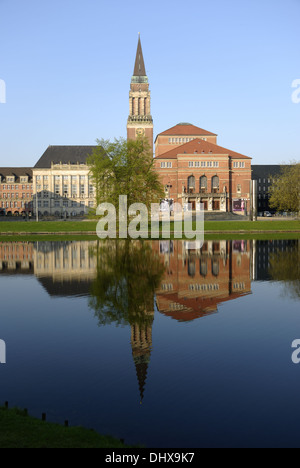Rathaus in Kiel Stockfoto