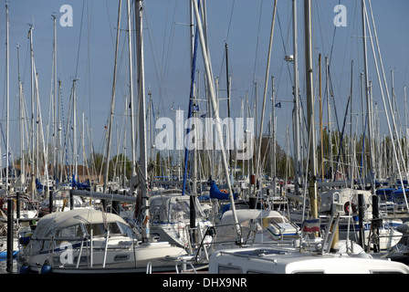 Heiligenhafen-Marina Stockfoto