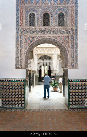 Real Alcazar in Sevilla Spanien Stockfoto