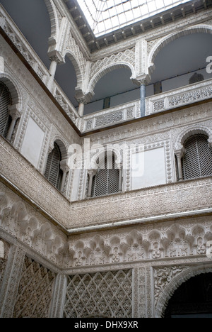 Real Alcazar in Sevilla Spanien Stockfoto
