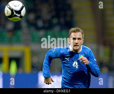 Mailand, Italien. 15. November 2013. Domenico Criscito während das Freundschaftsspiel zwischen Italien und Deutschland im San Siro-Stadion am 15. November 2013 in Mailand, Italy.Photo: Filippo Alfero/NurPhoto Credit: Filippo Alfero/NurPhoto/ZUMAPRESS.com/Alamy Live News Stockfoto