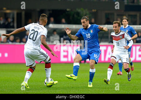 Mailand, Italien. 15. November 2013. Osvaldo während das Freundschaftsspiel zwischen Italien und Deutschland im San Siro-Stadion am 15. November 2013 in Mailand, Italy.Photo: Filippo Alfero/NurPhoto Credit: Filippo Alfero/NurPhoto/ZUMAPRESS.com/Alamy Live News Stockfoto