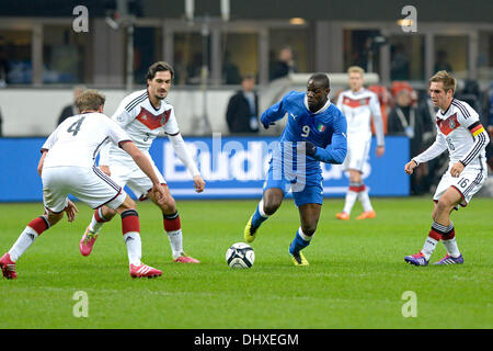 Mailand, Italien. 15. November 2013. Mario Balotelli während das Freundschaftsspiel zwischen Italien und Deutschland im San Siro-Stadion am 15. November 2013 in Mailand, Italy.Photo: Filippo Alfero/NurPhoto Credit: Filippo Alfero/NurPhoto/ZUMAPRESS.com/Alamy Live News Stockfoto
