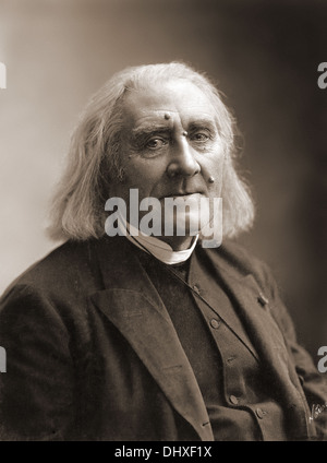 Franz Liszt, ungarischer Komponist, 1886 Stockfoto