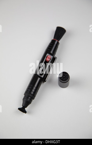 Objektiv Stift sauberer Stillleben Einzelobjekt keine Körper-Pinsel-Radiergummi-Kamera reinigen Reiniger Reinigung Stockfoto