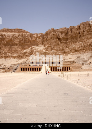 Die Leichenhalle Tempel der Königin Hatschepsut, Ägypten Stockfoto