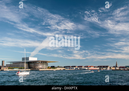Amaliehaven und neue Oper in Kopenhagen, Dänemark Stockfoto