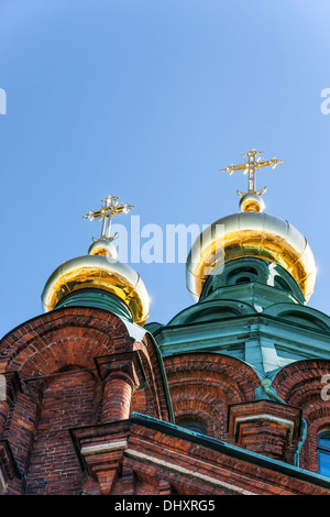 Uspenski-Kathedrale in Helsinki, Finnland Stockfoto
