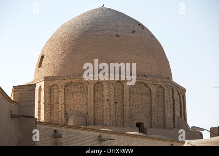 außen, Domkammer des Taj al-Mulk, Freitags-Moschee von Isfahan, Iran Stockfoto