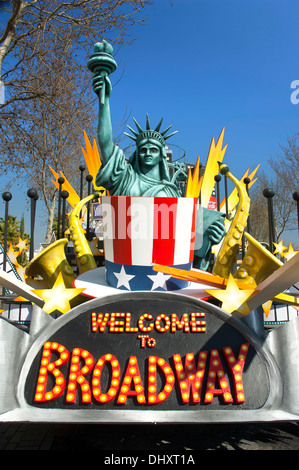 Karneval zu schweben, Broadway Allegorie, Isla Cristina, Provinz Huelva, Region von Andalusien, Spanien, Europa Stockfoto