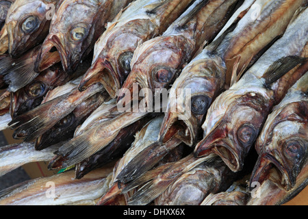 Südkorea, Busan, Jagalchi Fischmarkt, Stockfoto