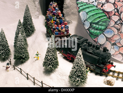 Selfridges Oxford Street London Weihnachten Schaufenster 2013 Stockfoto