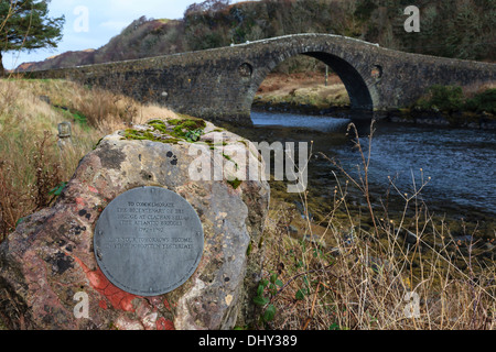 Gedenktafel für die Zweihundertjahrfeier der Gebäude hebt Brücke oder Brücke über den Atlantik Stockfoto