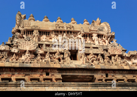 Airavatesvara-Tempel (12. Jahrhundert), Darasuram, Tamil Nadu, Indien Stockfoto