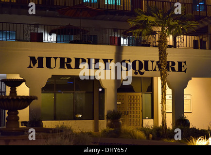 Historischen Murphy Avenue, Sunnyvale CA Stockfoto