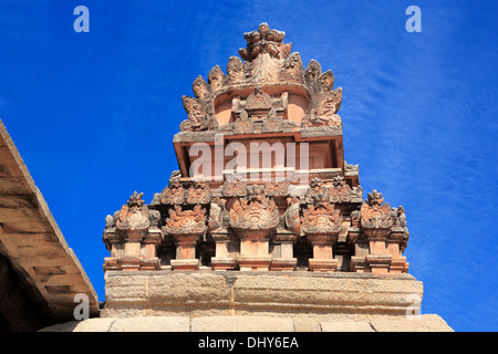 Vijayanagara Ruinen, Hampi, Karnataka, Indien Stockfoto