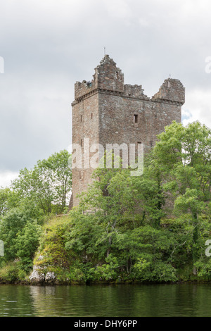 Urquhart Castle am Loch Ness Schottland August 2013. Stockfoto