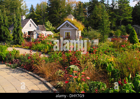 Kinder Garten, Coastal Maine botanische Gärten, Boothbay, Maine, USA Stockfoto