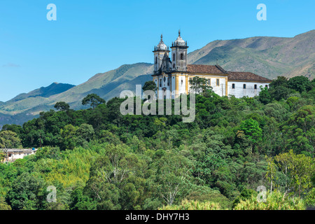 Sao Francisco de Paula Kirche, Ouro Preto, Minas Gerais, Brasilien Stockfoto