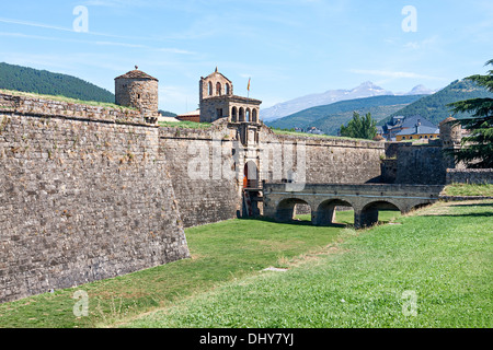 Jaca Ciudadela, eine militärische Festung in Spanien Stockfoto