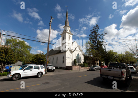 First Baptist Church, Sonoma, Kalifornien, Vereinigte Staaten von Amerika Stockfoto