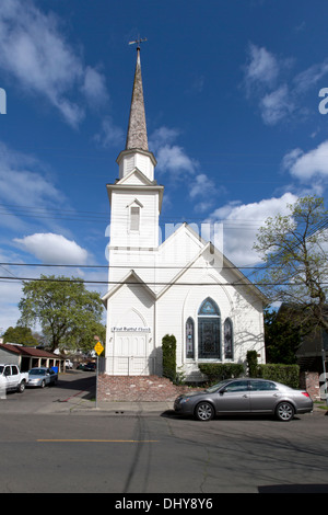 First Baptist Church, Sonoma, Kalifornien, Vereinigte Staaten von Amerika Stockfoto