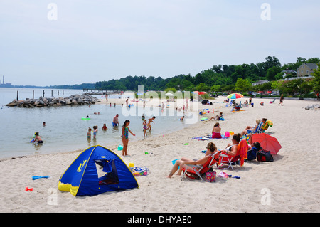 Strand in Yorktown, Virginia, USA Stockfoto