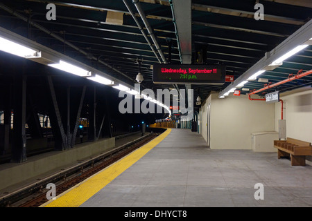 u-Bahn-Zug Brooklyn New York City Stockfoto