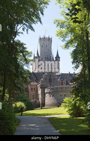 Auf Schloss Marienburg, Pattensen in der Nähe von Hannover, Niedersachsen, Deutschland, Europa, Stockfoto