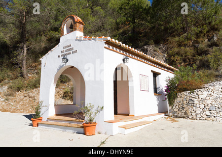 Das spanische Dorf Acebuchal in Andalusien heißt oft The Lost Village Stockfoto