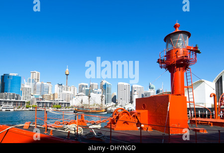 Leuchtturm Boot, Sydney, Australien Stockfoto