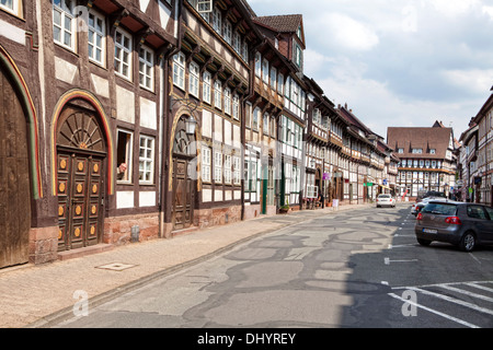 Fachwerkhäuser, Einbeck, Niedersachsen, Deutschland, Europa, Gassen, Einbeck, Niedersachsen, Deutschland, Europa Stockfoto