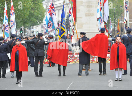 Whitehall, London, UK. 17. November 2013. Die jüdischen Vereinigung der Ex-Sevicemen und Frauen jährliche Gedenkveranstaltung. Bildnachweis: Matthew Chattle/Alamy Live-Nachrichten Stockfoto