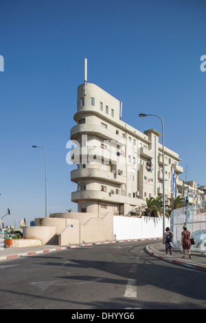Bauhaus-Architektur in Tel Aviv, Israel Stockfoto