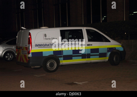 Eine UK Home Office Immigration Enforcement-van. Stockfoto