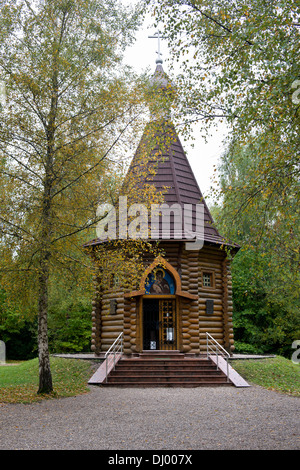 Deutschland, Bayern, Dachau Concentration Camp Memorial Chapel Stockfoto