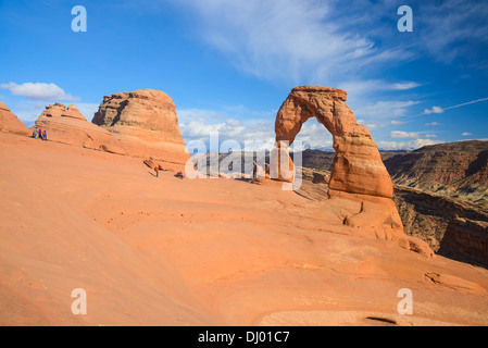 Delicate Arch, Arches-Nationalpark, Utah, USA Stockfoto